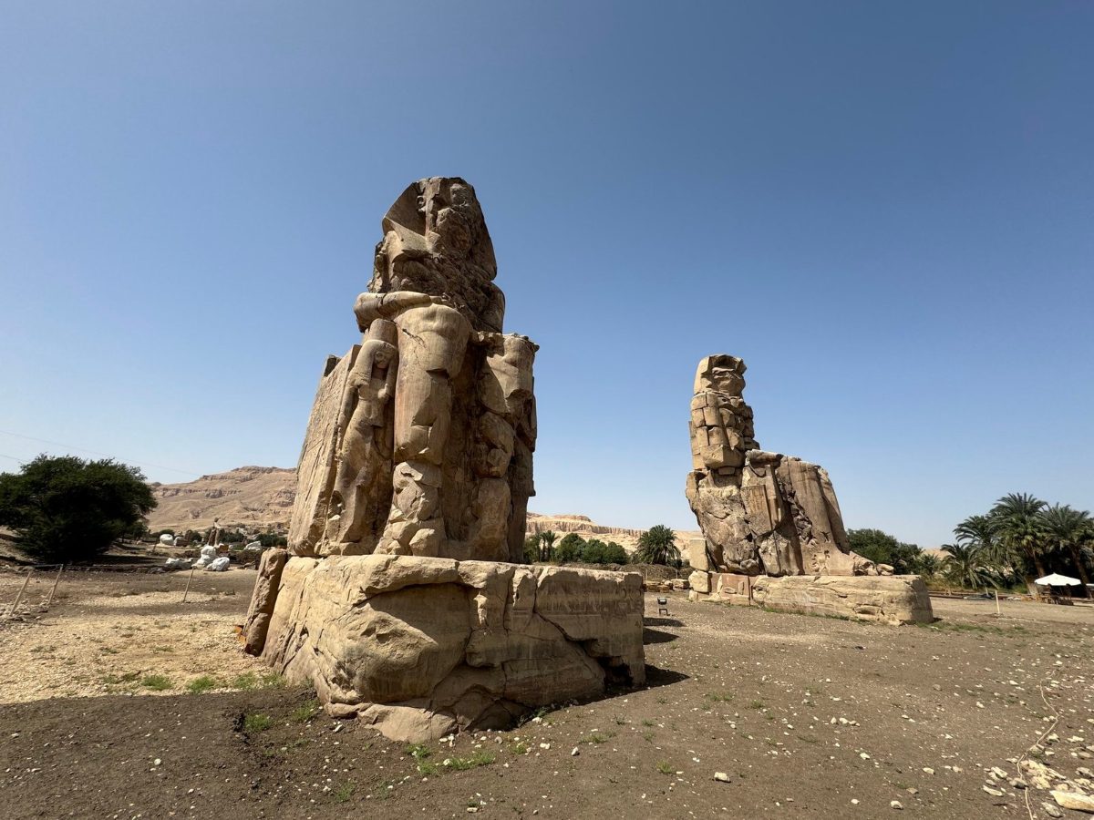 The Colossi of Memnon on the West Bank of Luxor
